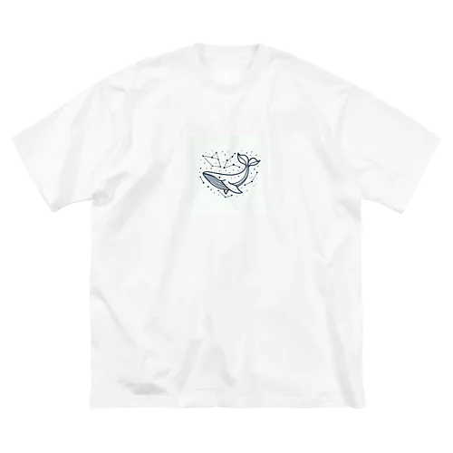 海響く鯨歌 ビッグシルエットTシャツ