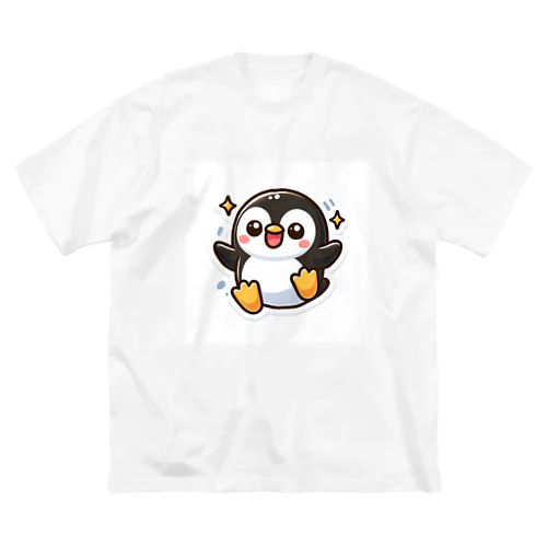 キラキラぺんぎん ビッグシルエットTシャツ