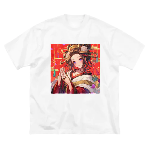 祝福の節句に舞う、紅梅の姫 Big T-Shirt