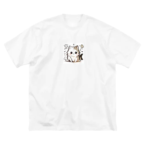 サメ猫くん ビッグシルエットTシャツ