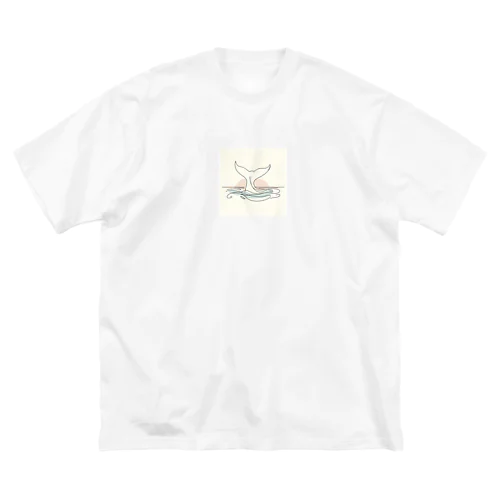 sotoasobi -kujira- ビッグシルエットTシャツ