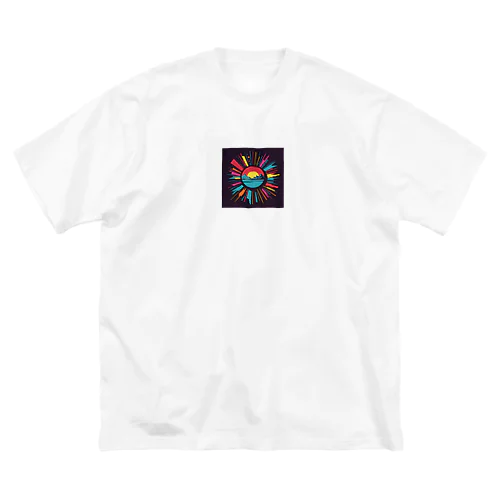 太陽のロゴ ビッグシルエットTシャツ
