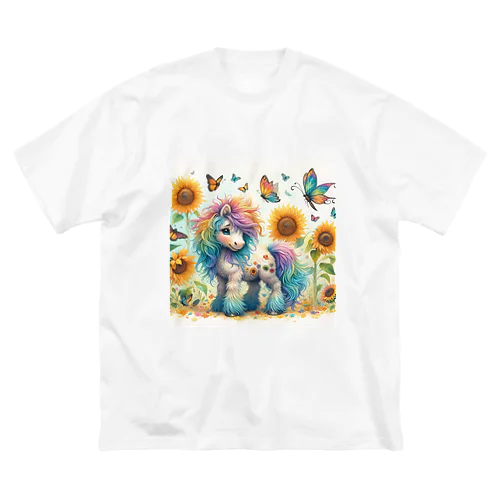 Pretty　ミニチュアホース ビッグシルエットTシャツ