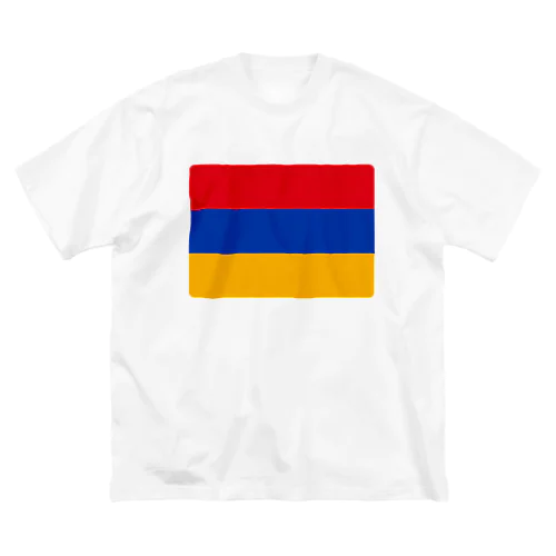 アルメニアの国旗 ビッグシルエットTシャツ