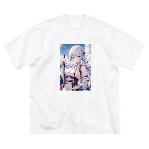 日本刀をもった美少女 Big T-Shirt