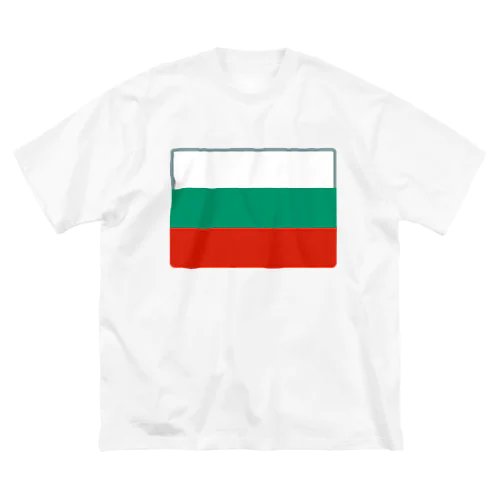 ブルガリアの国旗 ビッグシルエットTシャツ