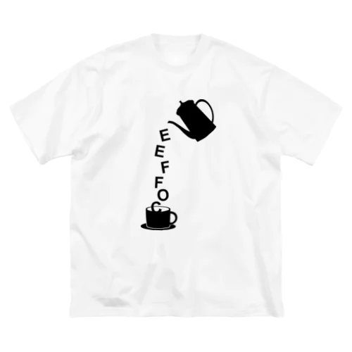 coffee words  ビッグシルエットTシャツ