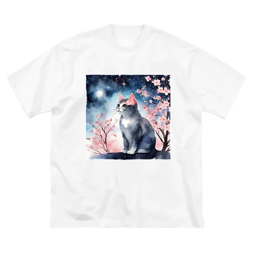 sakura cat2 Big T-Shirt