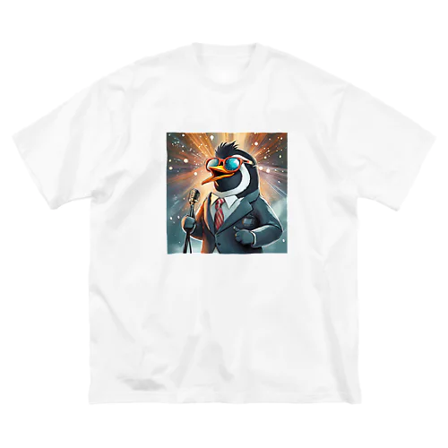 ロックスターなペンギン Big T-Shirt