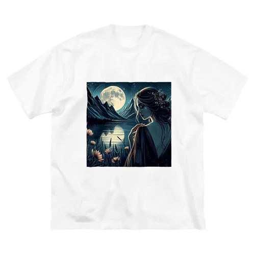 月夜の ビッグシルエットTシャツ