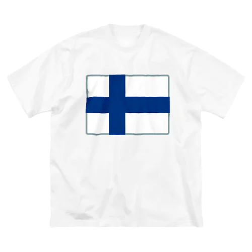 フィンランドの国旗 Big T-Shirt