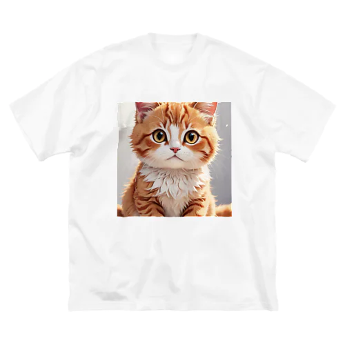 三毛猫のトラ ビッグシルエットTシャツ
