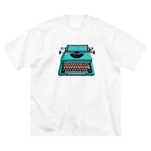 タイプライター ビッグシルエットTシャツ