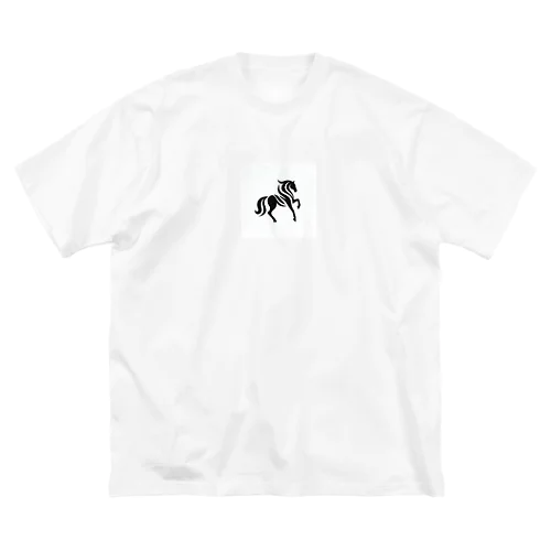 馬 ビッグシルエットTシャツ