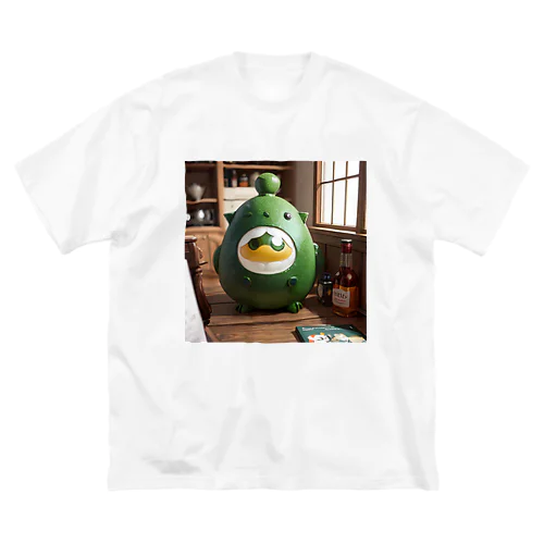 モンスターフィギュア　グリーンエッグ ビッグシルエットTシャツ