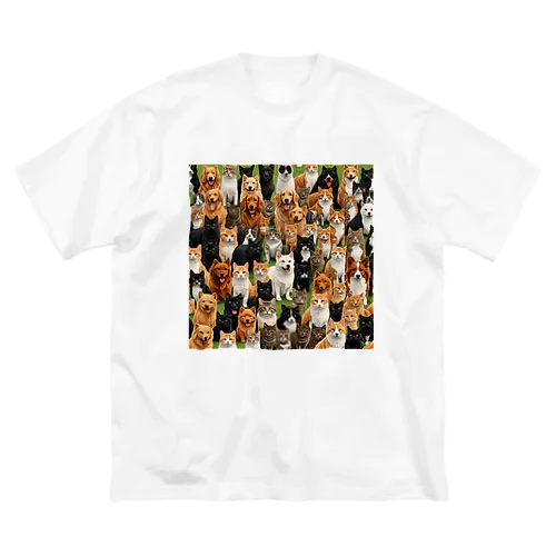 犬と猫 Big T-Shirt