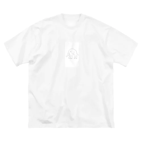 ムキリョクゾウ 루즈핏 티셔츠