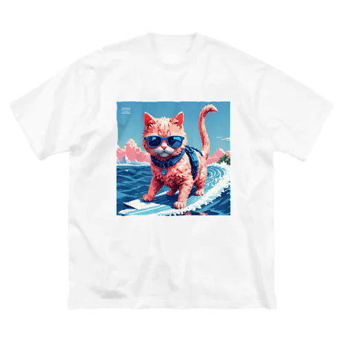 サーファーキャット ビッグシルエットTシャツ