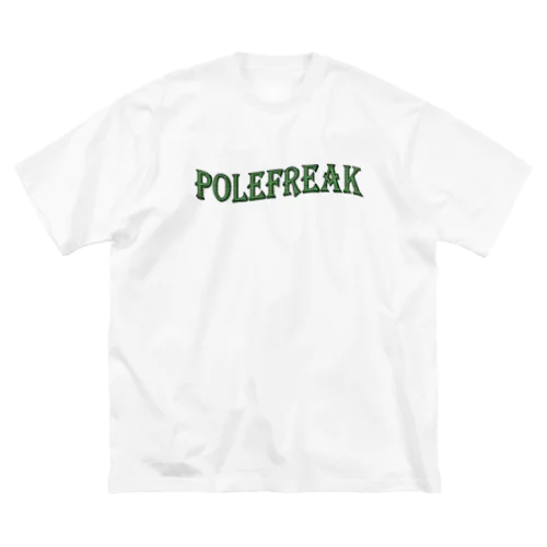 polefleakベンドロゴTシャツ ビッグシルエットTシャツ