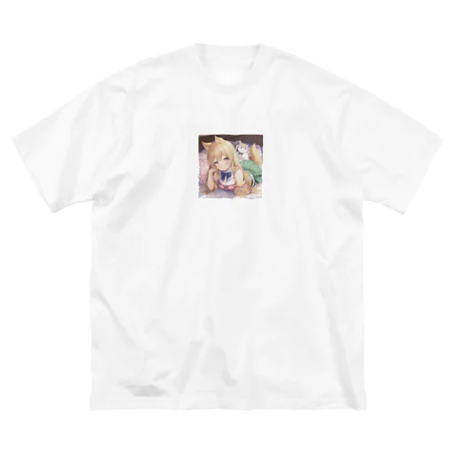 キュートな女の子 Big T-Shirt