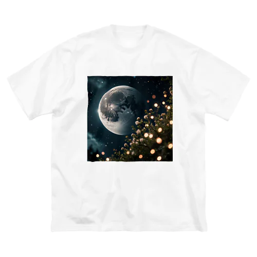 月と幻想 ビッグシルエットTシャツ