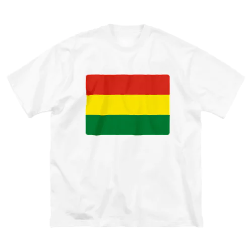 ボリビアの国旗 ビッグシルエットTシャツ