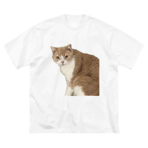 マシロくん猫グッズ ビッグシルエットTシャツ