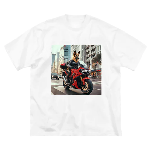 街角の犬ライダー Big T-Shirt