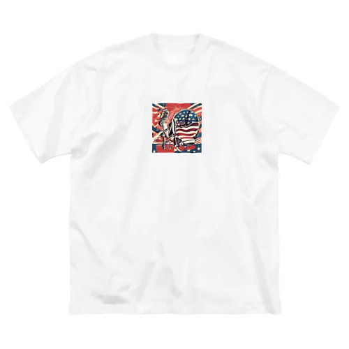 アメリカンボーダー ビッグシルエットTシャツ