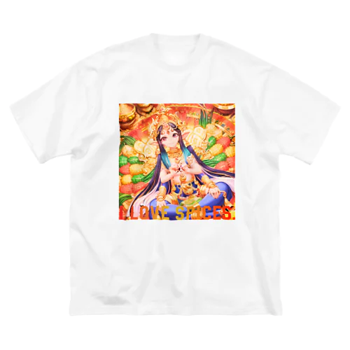 スパイス好きのガネーシャちゃん Big T-Shirt