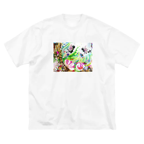 二人の妖精 ビッグシルエットTシャツ