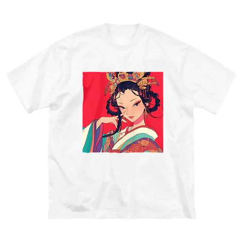 錦絵の微笑 Marsa 106 ビッグシルエットTシャツ