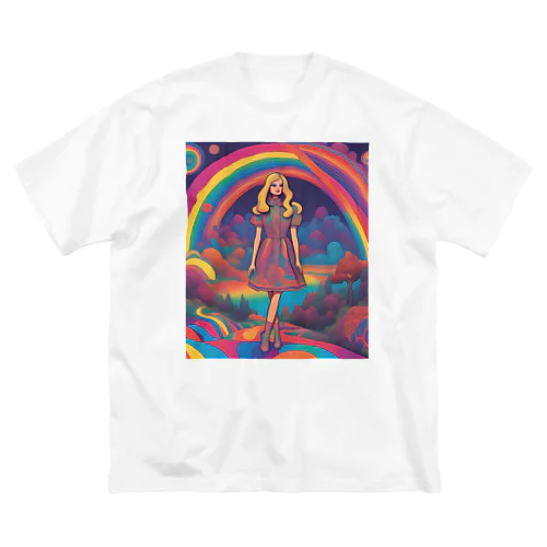 psych girl ビッグシルエットTシャツ