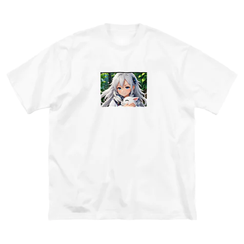 だっこされる神様 ビッグシルエットTシャツ