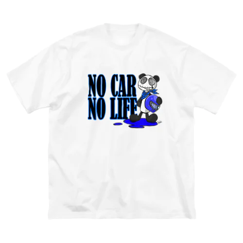 NO CAR　NO LIFE ビッグシルエットTシャツ