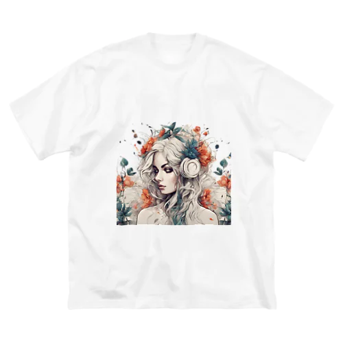 horde of flowers ビッグシルエットTシャツ