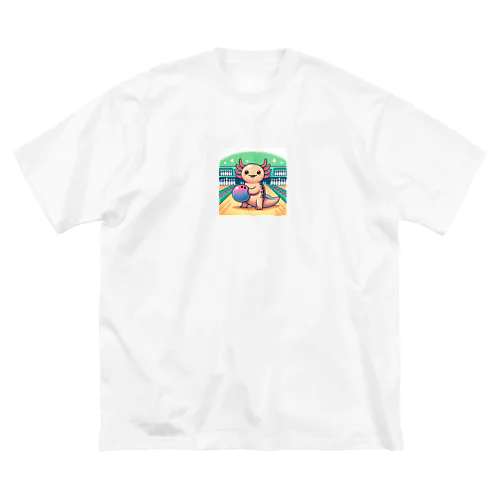 ボウリングをしているかわいいウーパールーパー Big T-Shirt