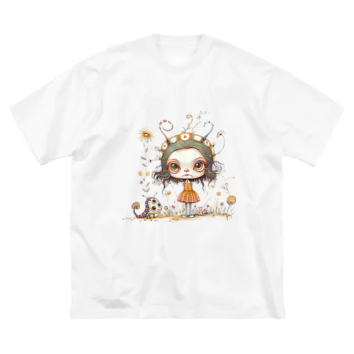 キャタ子 ビッグシルエットTシャツ