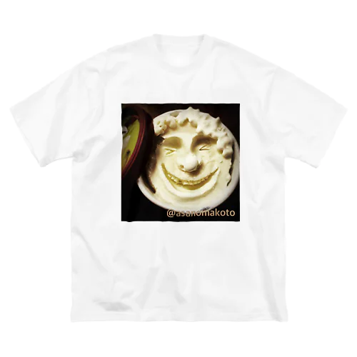 banana & milk / Smile ビッグシルエットTシャツ