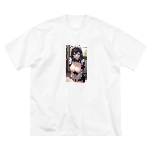 黒髪美少女　美鈴ちゃん　メイド Big T-Shirt