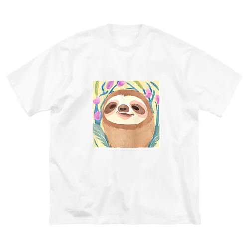 格闘技に目覚めたナマケモノ〜ビッグスマイル Big T-Shirt
