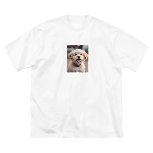 可愛い犬 ビッグシルエットTシャツ