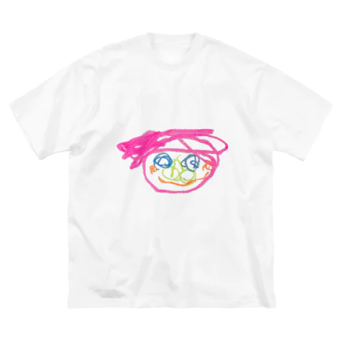 髪が短いおんな " カエルにんげん  " Big T-Shirt