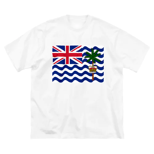 イギリス領インド洋地域の旗 ビッグシルエットTシャツ