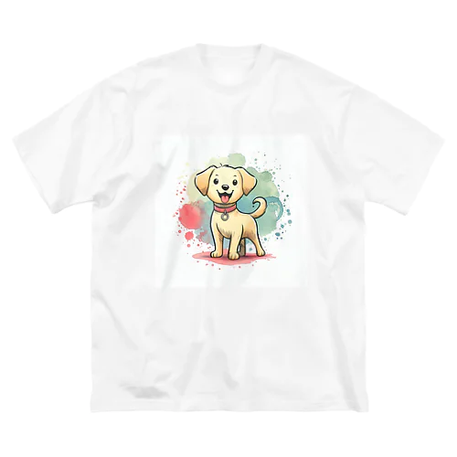 ビックシルエットシャツ　犬 Big T-Shirt