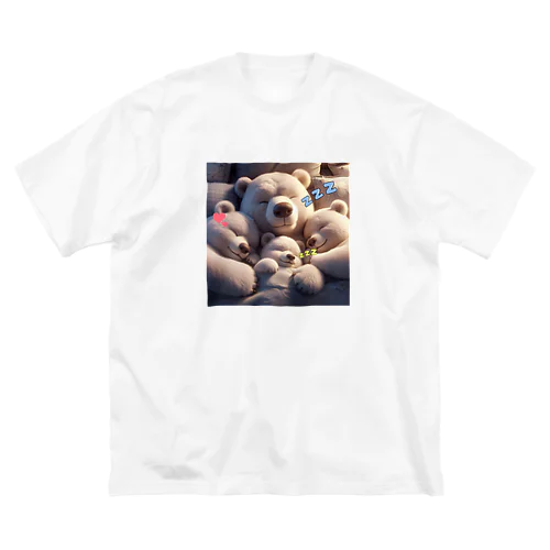 熊さんファミリー熊🐻❤ ビッグシルエットTシャツ