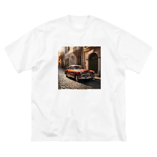 レトロな車 ビッグシルエットTシャツ