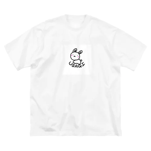 ゆるいウサギ ビッグシルエットTシャツ