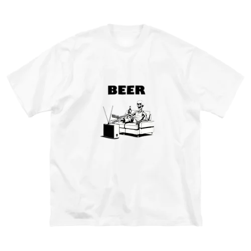 SKULL BEER ビッグシルエットTシャツ