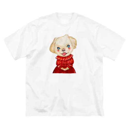 赤いドレスの Big T-Shirt